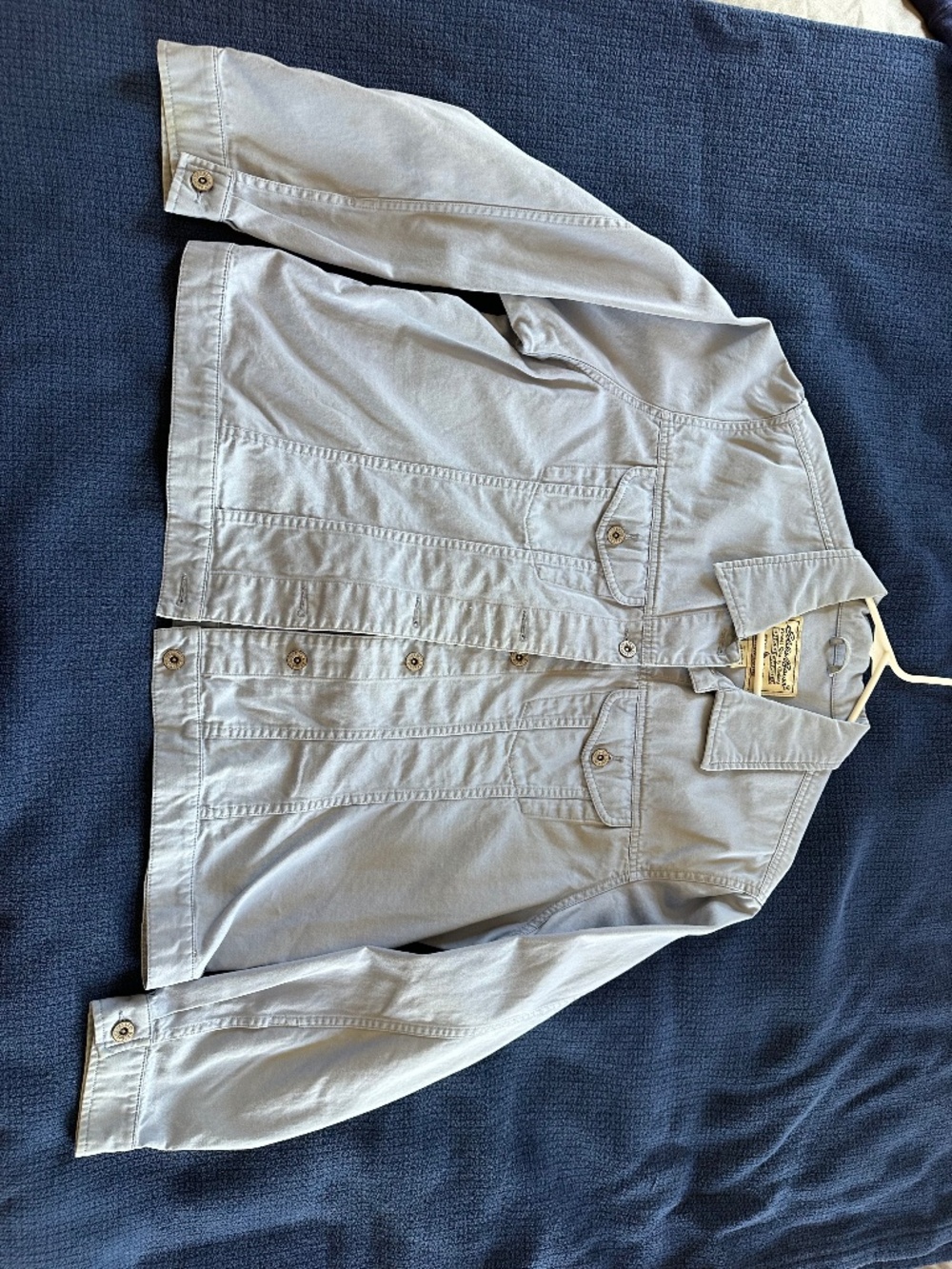 pale blue jacket